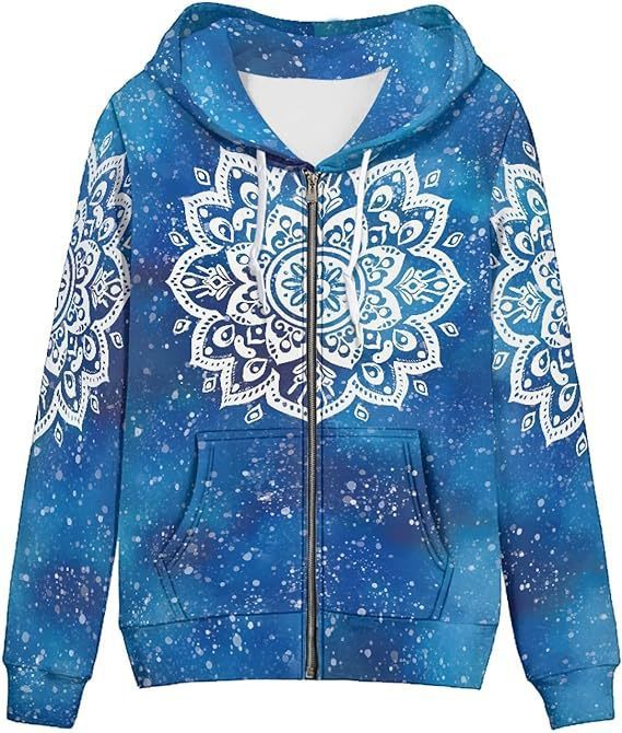 New Men's And Women's Hoodies 3D Painted Printed Zipper Shirt Top