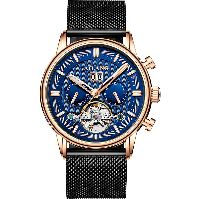 Tourbillon Multi-function Automatic Mechanical Men's Watch