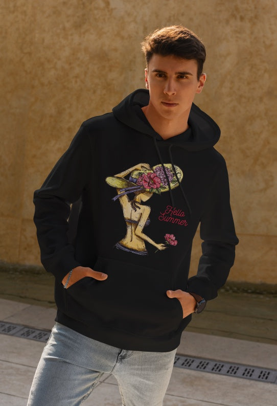 Men's Printed Hoodie - Hooded