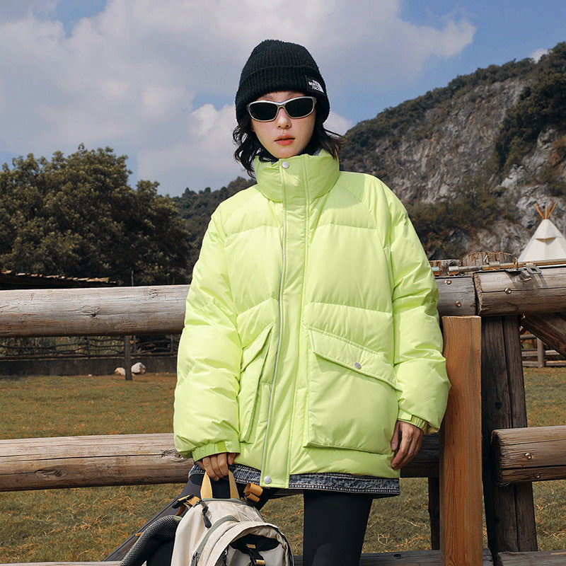 Outdoor Cold-proof Tooling Stand-up Collar Down Jacket