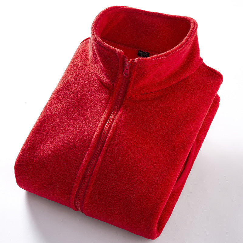 Men's Double-sided Thickened Sweater Polar Fleece Jacket