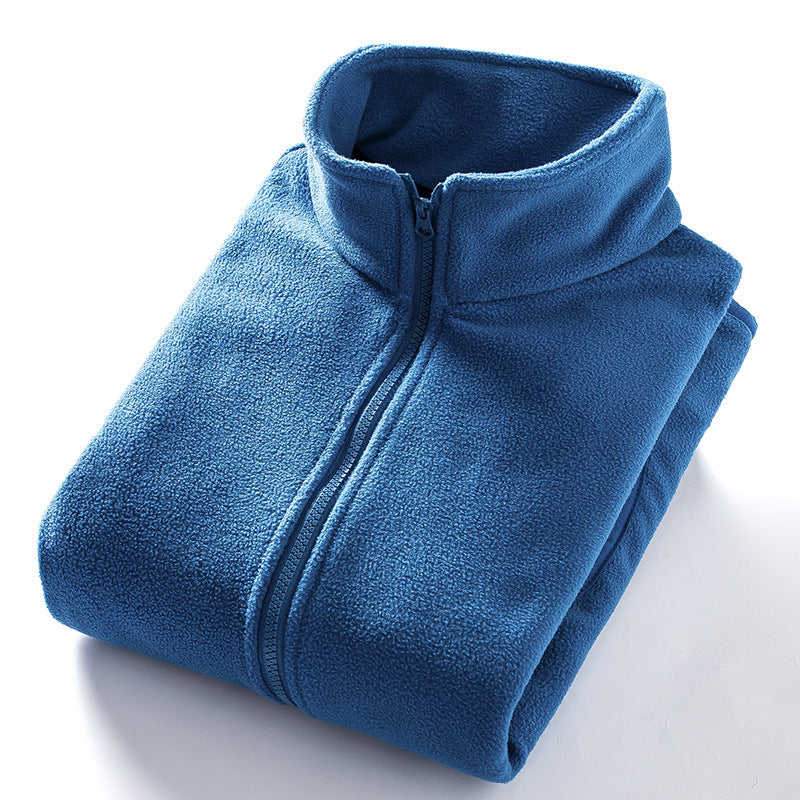 Men's Double-sided Thickened Sweater Polar Fleece Jacket