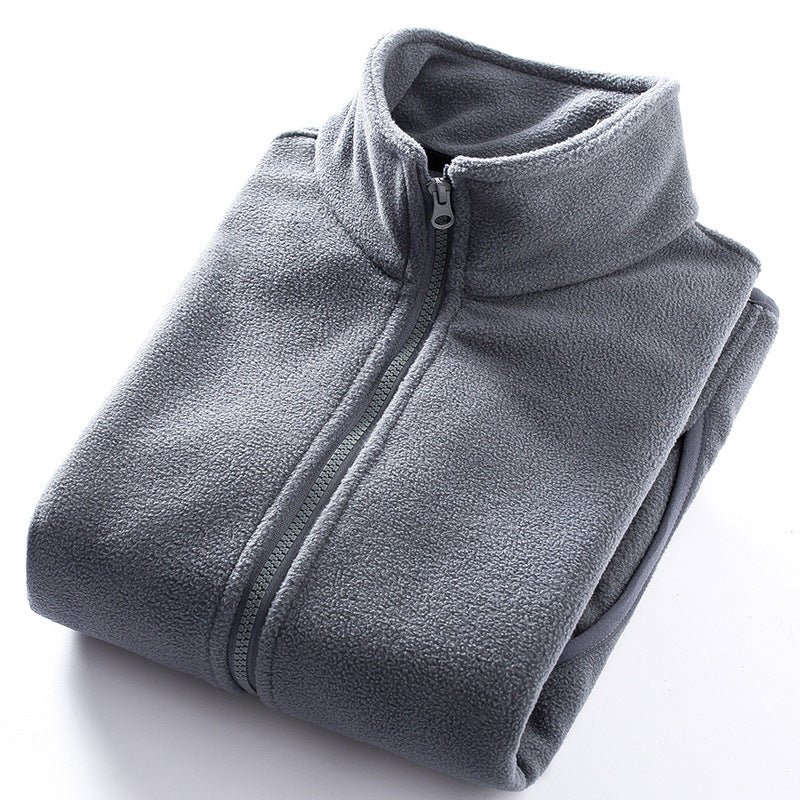 Men's Double-sided Thickened Sweater Polar Fleece Jacket