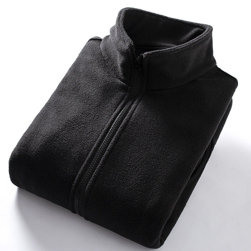 Men's Double-sided Thickened Sweater Polar Fleece Jacket