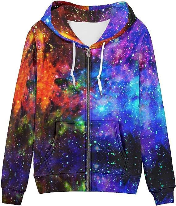 New Men's And Women's Hoodies 3D Painted Printed Zipper Shirt Top