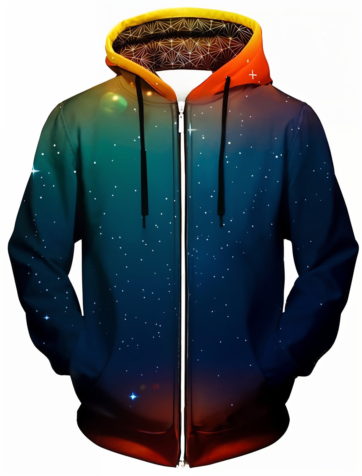 New Men's And Women's Hoodies 3D Painted Printed Zipper Shirt Top